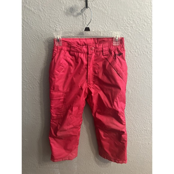 Minus Zero  Girls 6X Snow Pant Pink Water Resistant Snow Ski Sled - Picture 3 of 7